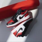 AIR JORDAN 1 LOW BRED TOE