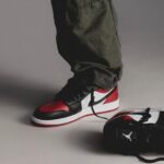 AIR JORDAN 1 LOW BRED TOE