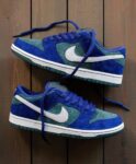 NIKE SB DUNK SKATEBOARD DEEP ROYAL BLUE SAIL & VINTAGE GREEN