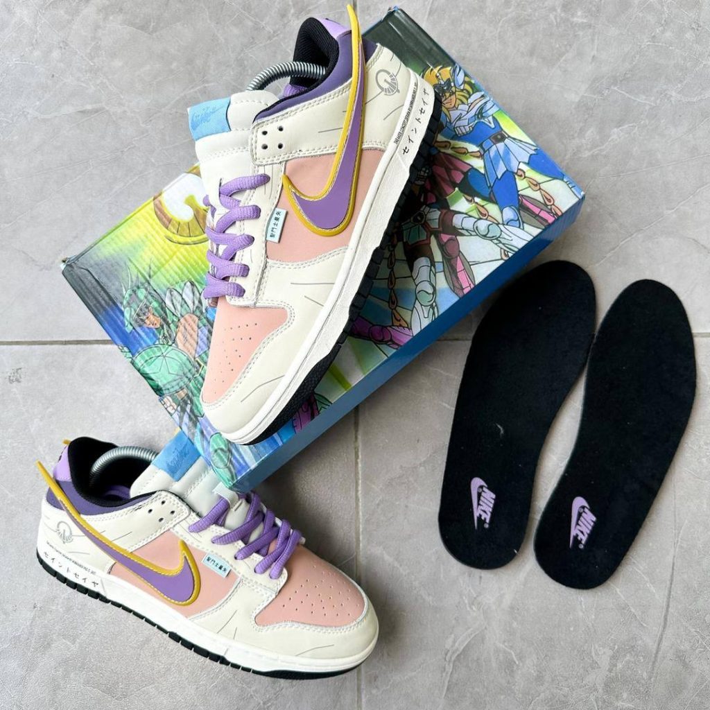 NO BRAINER PSD x NIKE SB DUNK LOW CUSTOMS “SAINT SEIYA SERIES - DERI PLUG