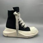 RICK OWENS DRKSHDW ABSTRACT HI TOP SNEAKERS