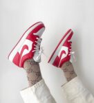 JORDAN 1 LOW GYM RED/WHITE