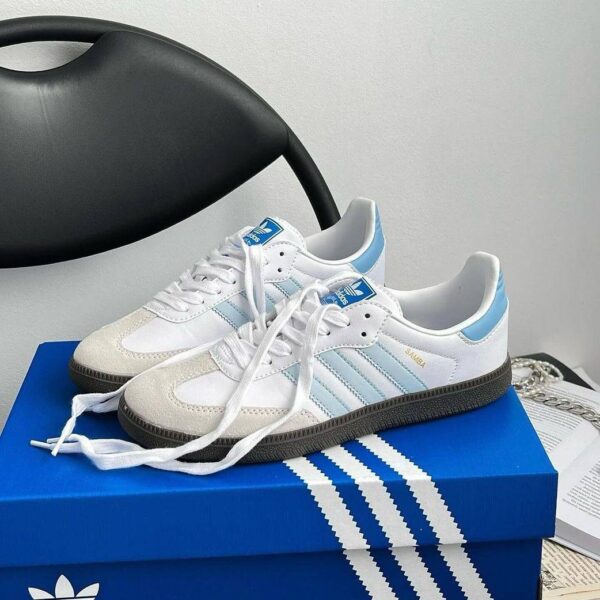 ADIDAS SAMBA OG “WHITE - HALO BLUE”