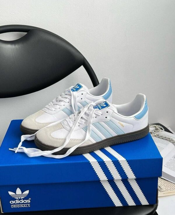 ADIDAS SAMBA OG “WHITE - HALO BLUE”