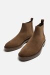ZARA LEATHER CHELSEA BOOTS