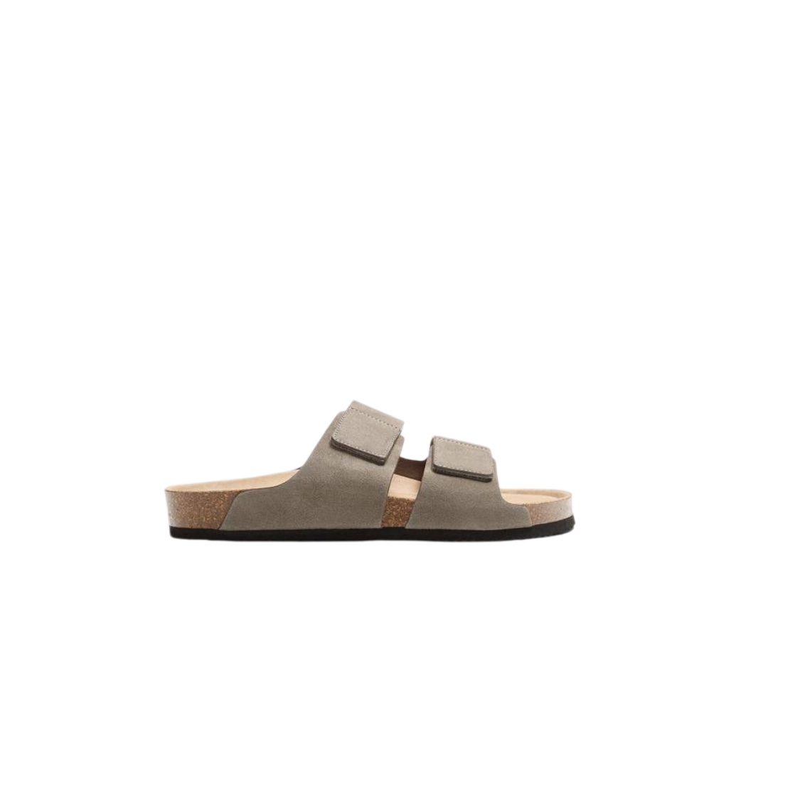 ZARA SPLIT LEATHER DOUBLE STRAP SANDALS