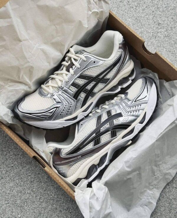 ASICS GEL KAYANO 14 CREAM BLACK/METALLIC PLUM