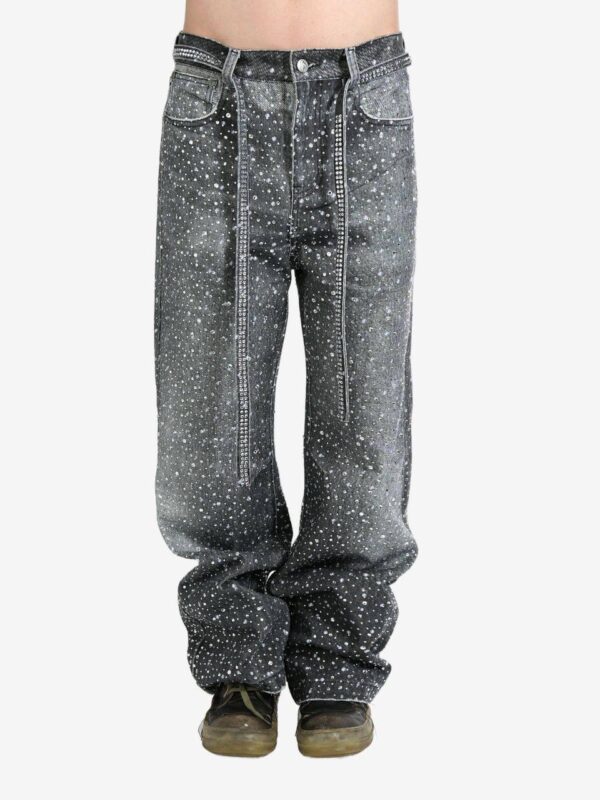 BLACK GRADIENT ALLOVER CRYSTAL ’ JEANS