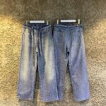 BLUE GRADIENT ALLOVER CRYSTAL JEANS