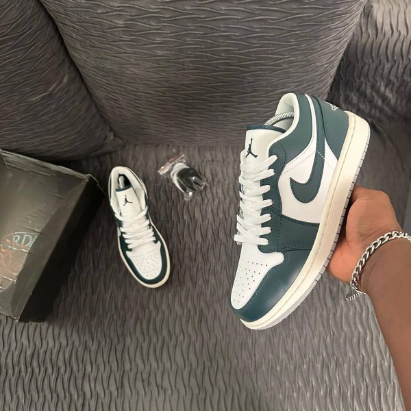 NIKE AIR JORDAN 1 LOW PREMIUM OXIDIZED GREEN SHINE