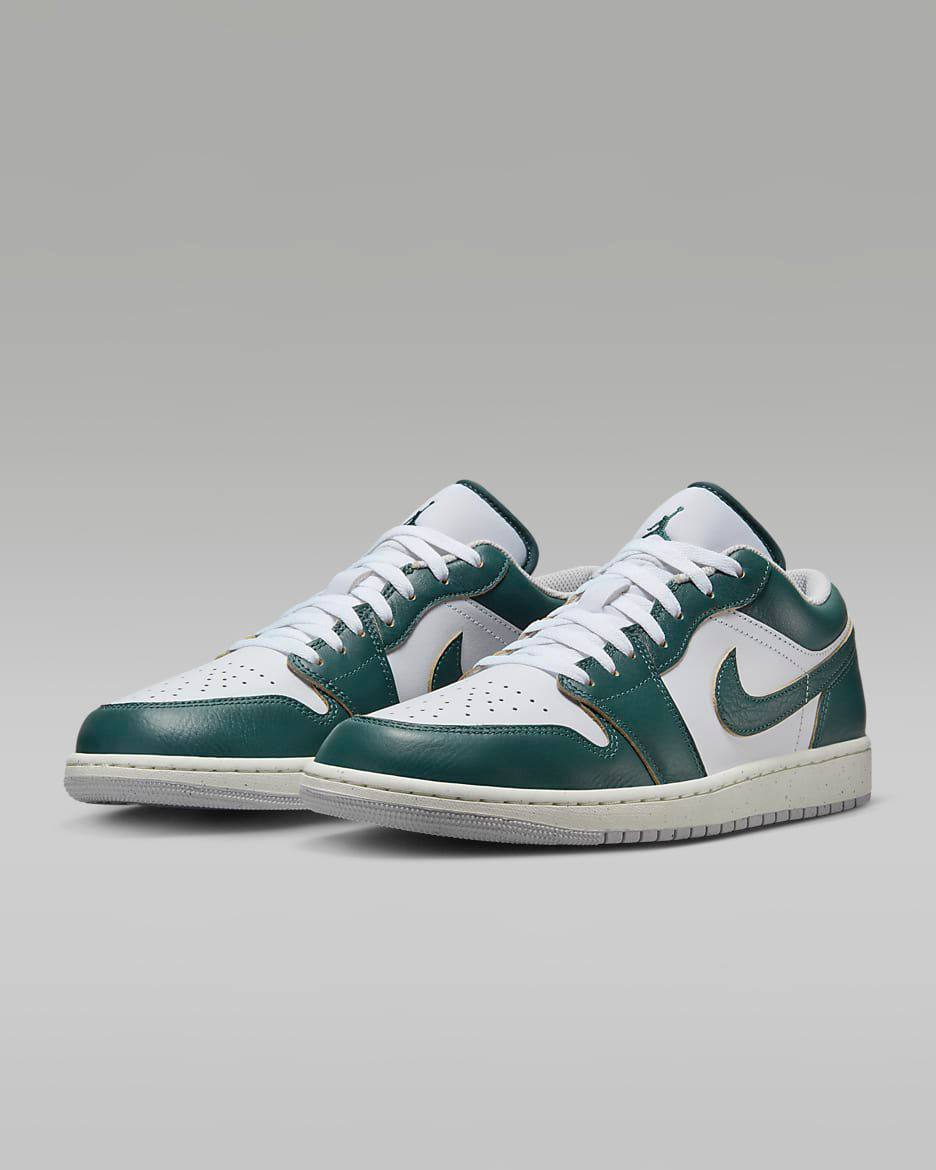 NIKE AIR JORDAN 1 LOW PREMIUM OXIDIZED GREEN SHINE