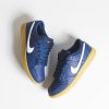 NIKE  DUNK LOW NAVY BLUE GUM SOLE/ ORANGE LABEL