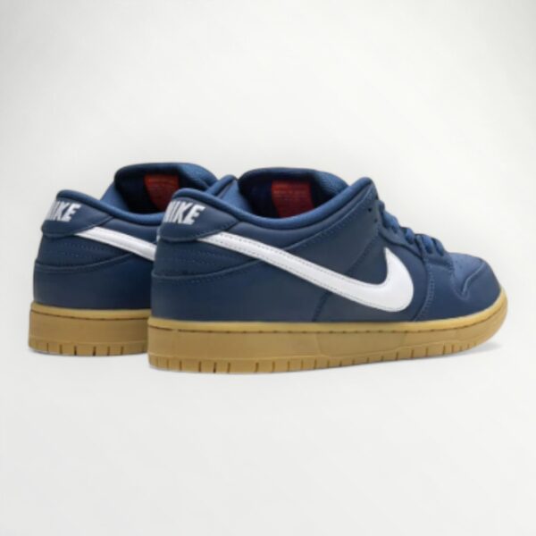 NIKE  DUNK LOW NAVY BLUE GUM SOLE/ ORANGE LABEL