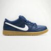 NIKE  DUNK LOW NAVY BLUE GUM SOLE/ ORANGE LABEL