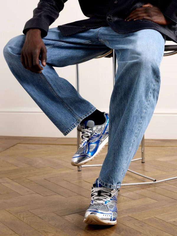 The BOTTEGA VENETA ORBIT FISHNET SNEAKERS