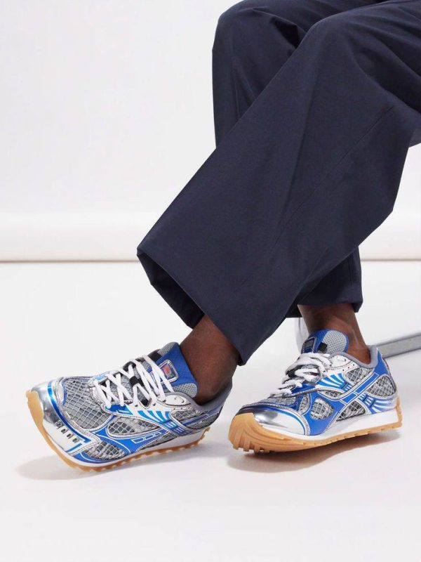 The BOTTEGA VENETA ORBIT FISHNET SNEAKERS