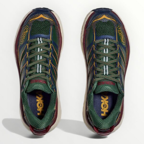 HOKA Mafate Speed 2 "Mountain View - Dark Green/Maroon/Yellow