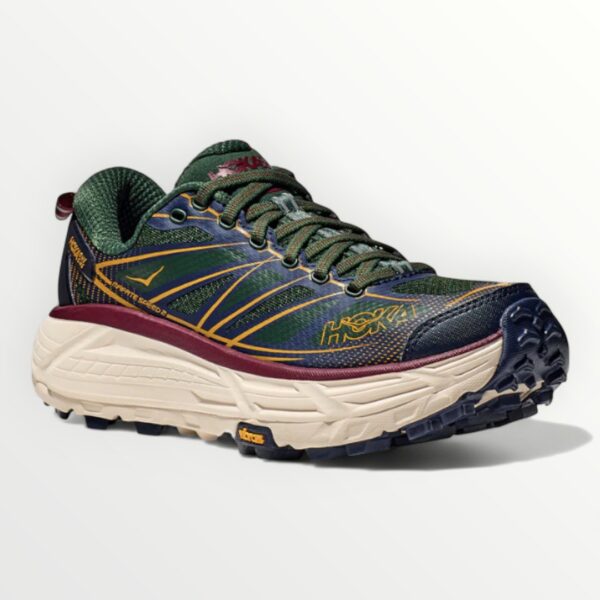 HOKA Mafate Speed 2 "Mountain View - Dark Green/Maroon/Yellow