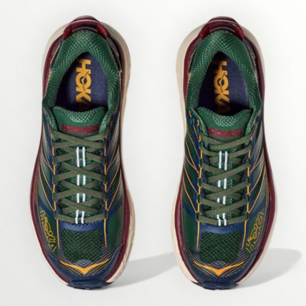 HOKA Mafate Speed 2 "Mountain View - Dark Green/Maroon/Yellow