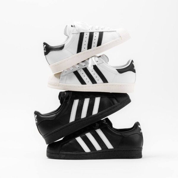 ADIDAS ORIGINALS SUPERSTAR FOUNDATION CLASSIC BLACK AND WHITE
