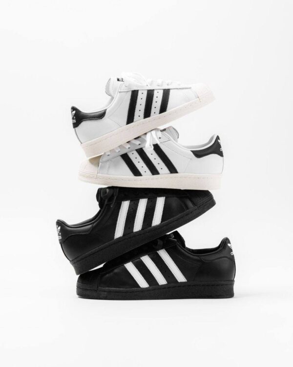 ADIDAS ORIGINALS SUPERSTAR FOUNDATION CLASSIC BLACK AND WHITE