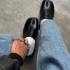 MAISON MARGIELA Tabi leather loafers