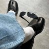 MAISON MARGIELA Tabi leather loafers