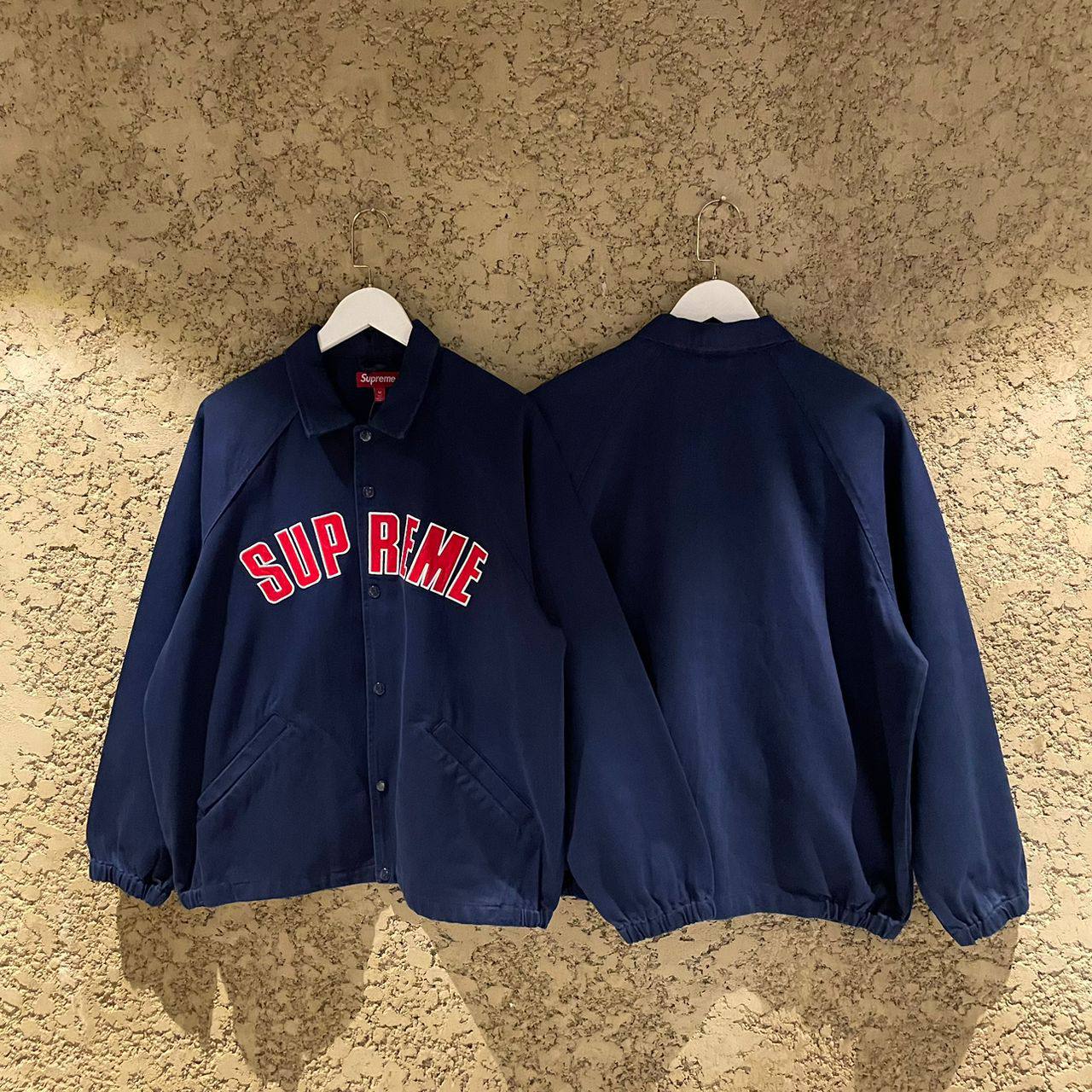 SUPREME ARC DENIM COACHES JACKET - DERI PLUG