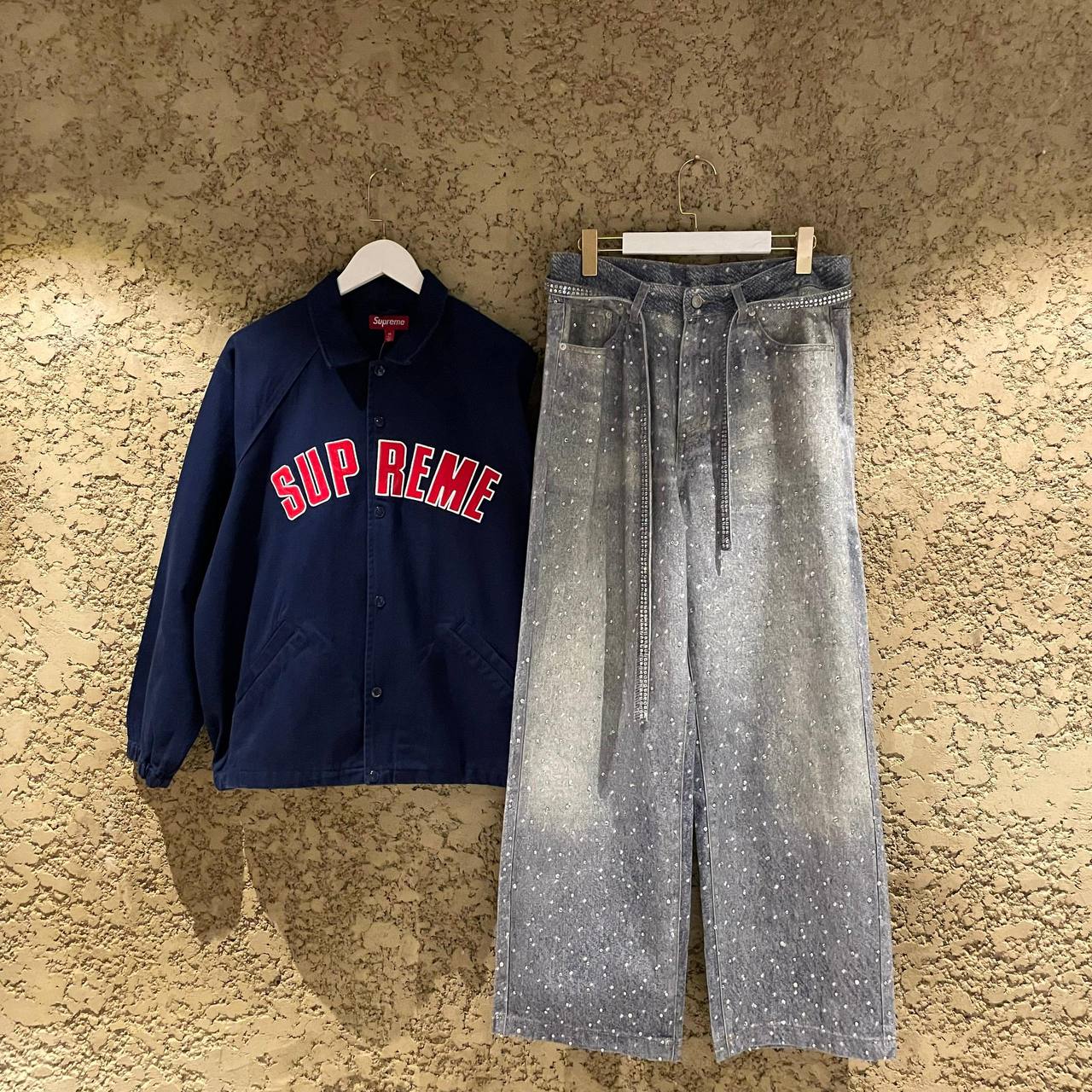 SUPREME ARC DENIM COACHES JACKET - DERI PLUG