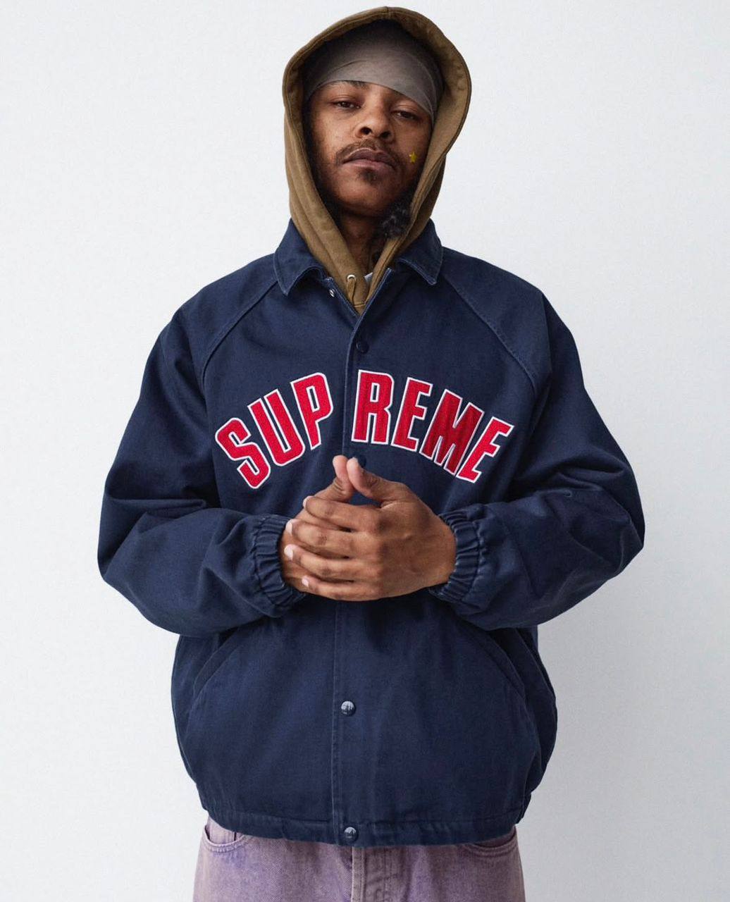 SUPREME ARC DENIM COACHES JACKET