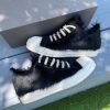 Rick Owens Strobe Low 'Black Cow Fur