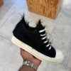 Rick Owens Strobe Low 'Black Cow Fur