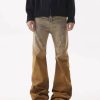 BLUE & ORANGE BAIS FLARE JEANS