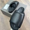 RICK OWENS SLIDE GRANOLAS BLACK LEATHER