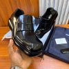 PRADA LEATHER LOAFFRS