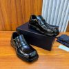 PRADA LEATHER LOAFFRS