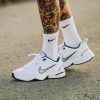 The NIKE AIR MONARCH IV IN WHITE