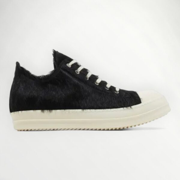 Rick Owens Strobe Low 'Black Cow Fur