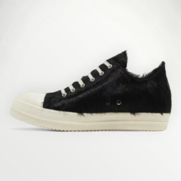 Rick Owens Strobe Low 'Black Cow Fur