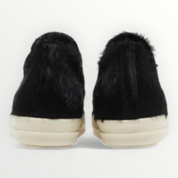 Rick Owens Strobe Low 'Black Cow Fur