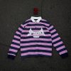 The Sp5der T&F Patch Rugby Shirt 'Pink/Navy'