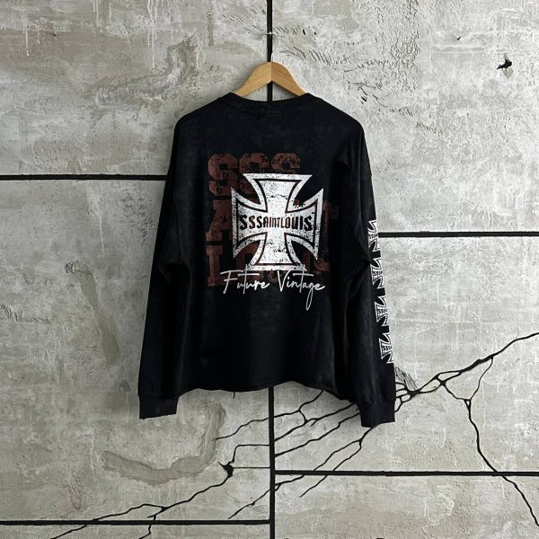 SAINT LOUIS RIPPED LONG SLEEVE TEE