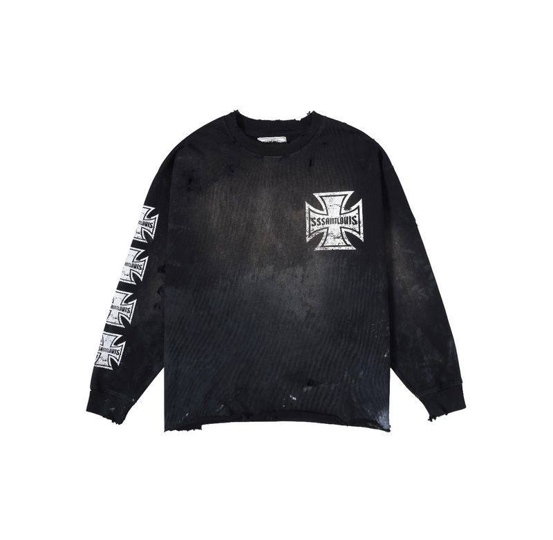 SAINT LOUIS RIPPED LONG SLEEVE TEE
