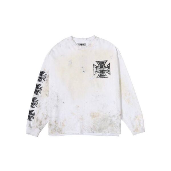 SAINT LOUIS RIPPED LONG SLEEVE TEE