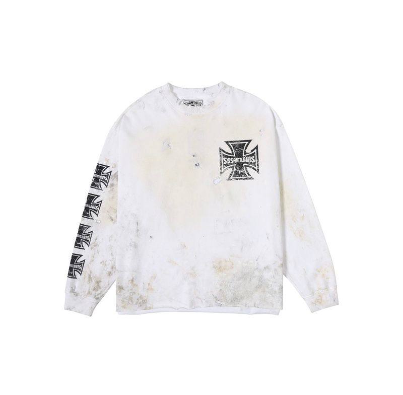 SAINT LOUIS RIPPED LONG SLEEVE TEE