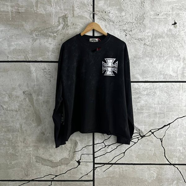 SAINT LOUIS RIPPED LONG SLEEVE TEE
