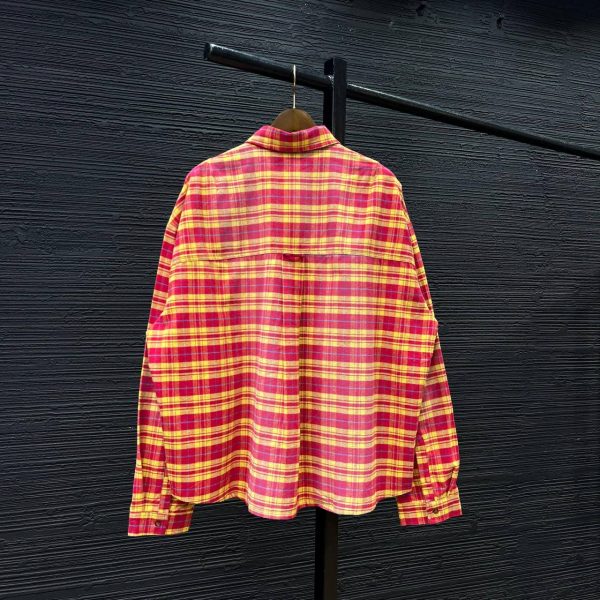 FARFROMWHAT FAR WASHED FLANNEL SHITT
