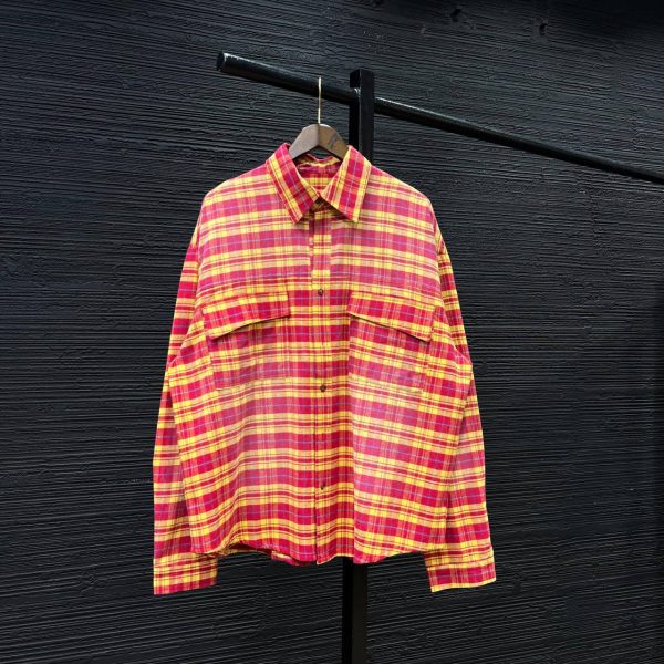 FARFROMWHAT FAR WASHED FLANNEL SHITT