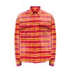 FARFROMWHAT FAR WASHED FLANNEL SHITT