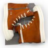 RICK OWENS DRKSHDW - High-top waxed Orange